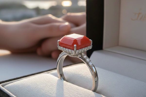 coral ring